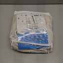 Awellife Flax White Shower Curtain Linen Textured Boho Farmhouse Shower Curtains for Bathroom Fabric Liner 72 x 72 Inch