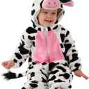 Spooktacular Creations Halloween Baby Cow Costume, Toddler Cow Jumpsuit (12-18months)