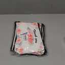 Kacctyen 20 Pcs Floral Inspirational Gifts Canvas Cosmetic Bags Compact Mirrors Makeup Bags Thank You Travel Toiletry Pouch Bulk Mothers Day Gift for Church Mom Women Teacher Coworker Employee