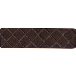 Stair Treads Carpet Peel and Stick with Self Adhesive Tape - Washable Stair Runners for Wooden Steps Non-Slip - Indoor and Outdoor Carpet Stair Treads (30 x 7.8 inch, Brown_B, 4)