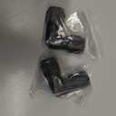 10AN Female to 10AN Female 90 Degree Swivel Coupler Fitting Adapter 7/8-14UNF Thread Aluminium Black 2PCS