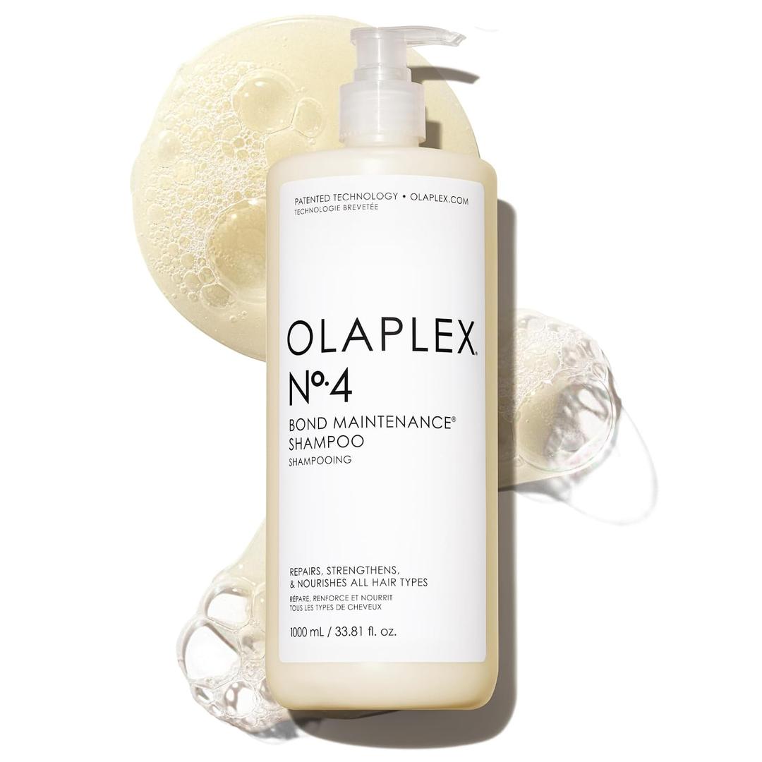 Olaplex N.4 Bond Maintenance Hair Strengthening Shampoo: Repairs Damage & Defend Against Future Breakage | Replenishes Hydration | For Coily, Curly, Straight, and Wavy