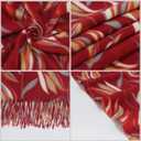 Winter Pashmina Scarf Shawl-Super Soft Warm Fashion Leopard Pashmina Wrap for Women Travel
