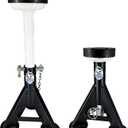 HKTE Low Profile Jack Stands, 8000 lb Each, Locking Pins, 2 Pack