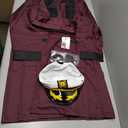 Men Silk Robe Red Jacket Hugh Costume With Belt Brooch Captain Sailor Hat Toy Glasses Set Halloween Hefne Costume Men, Size 3XL