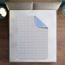 Washable Bed Pads 36" x 72" - 2 Pack, Grey, Waterproof Bed Pads for Incontinence, Bed Wetting Pads for Bed, Sofa, Floor, Resuable Underpads for Adults, Seniors, Pet (Gray)