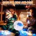 Finger Lights, 100PCS Finger Flashlights for Kids Bulk, Light up Toy | White and Blue, Over 48 Hours, Safe for Kids, Bright, Party Favors Supplies for Classroom Prizes Trick or Treating Goodie Bag