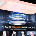 SPIDERCASE for iPhone Air Case, Magnetic Translucent Matte Case with 2PCS Tempered Glass Screen Protector Slim Phone Case for iPhone Air 6.5'', Pink