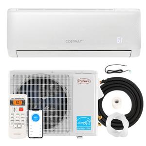 Mini Split Air Conditioner AC Unit with Heat Pump & Alexa Googlehome Remote Control