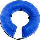 Adjustable Inflatable Pet Collar for Dog Scratch- Ferrule Post- Collar Comfortable Material Size