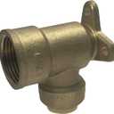 XFITTING Push Fit 1/2 Inch x 3/4 Inch Female NPT Elbow with Drop Ear, 2 Pieces