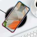 Compatible with Google Pixel 10 Pro XL Case, Clear Cute Gradient Slim Phone Cover Reinforced TPU Bumper Hard PC Back Shockproof Protective Case 6.8 inch 2025 (Blue Pink)