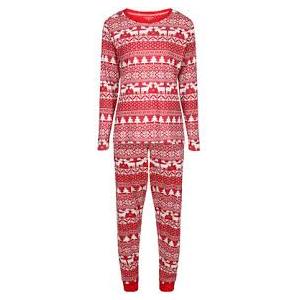 Fashion Pajamas Women's Long Sleeve Sleepwear with Long Pants, Medium