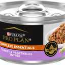 Purina Pro Plan Gravy, High Protein Wet Cat Food, COMPLETE ESSENTIALS Turkey & Vegetable Entree - (Pack of 24) 3 oz. Pull-Top Cans, BB Date: 11/2027