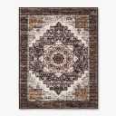 Indoor Boho Area Rug | Home Decor for Entryway, Bedroom, Living Room, Office, Kitchen | Non Slip, Soft, Printed Accent Rugs, 2x3