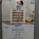 Regalo Safety 24"-40.5" Extra Wide Baby Gate for Stairs & Hallways, Hardware Mounted 2-in-1 Stair Gate for Babies, Toddlers, & Pets, Black