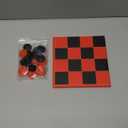 HI-Q Checkers & Tic-Tac-Toe Board Game Set  Classic Strategy for Kids & Family  Features Interlocking Stacking Pieces & Folding Board  Ages 6+