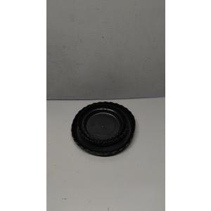 12 Pack Plastic Plant Saucer, Round Flower Plant Trays Wave Drainage Tray for Pots Base, Heavy Duty Plant Pot Saucers for Indoor Outdoor Home Garden Plant - Black, 6/7.8/10 Inch