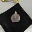 Natural Rose Quartz Necklace Pendant