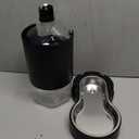 7L Automatic Dog Water Dispenser Bowl, Gravity Pet Water Dispenser with Stainless Steel Bowl, No Spilling Large Capacity Water Feeder for Dogs Cats (7L Without Filter Black)