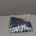 Jigfar Women's Sparkly Sequin Short Sleeve T-Shirt Dress Casual Loose Cute Tunic Blouse, S, Blue