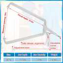 Yexiya 4 Pcs 24 Inch C Clamps Locking Pliers, Welding Table Clamps