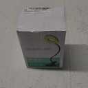 Foneso Desk Lamp Clip on Light, 48 LED USB Lamp with 3 Color Modes 10 Brightness Levels, 360° Flexible Gooseneck Eye Protection Bed Night Light for Reading, Makeup, Craft (Black)