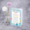 FANICE EOS Back to School Cards for Boys Girls First Day of School Supplies for Son Daughter Students Inspirational Gifts for Kids Kindergarten Preschool College