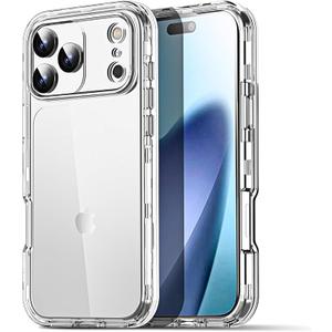 AICase for iPhone 17   Case Clear[Compatible with MagSafe] Heavy Duty Drop Protection Full Body Rugged Shockproof/Dust Proof 3-Layer Military Protective Tough Durable Phone Cover 6.9"