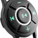 Doohoeek Bluetooth Lighting Media Button, IPX7 Water-Resistant Remote Control for Steering Wheel Car Bike Motorbike Boat Powersports, Remote Selfie Music Headphones Control Button