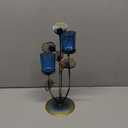 Gallery of Light 10015949 Peacock Plume Candleholder, Multicolor