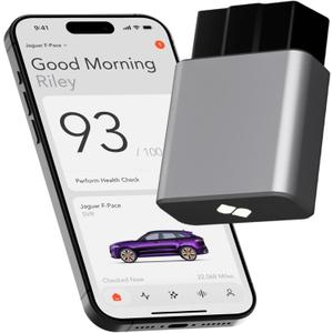 SPARQ AI OBD2 Scanner Diagnostic Tool Bluetooth Compatible with iPhone/iOS, Your Personal Car Mechanic, Track History & Recalls, Scan & Clear 50K+ Codes for Non EV Vehicles 2008+ No Subscription Fees