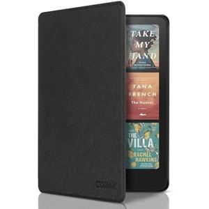 CoBak Case for Kindle Paperwhite 12th Gen 2024 (7") & Colorsoft Signature Edition - All New PU Leather Cover with Auto Sleep Wake Feature for Paperwhite Signature 2024 Released, Black
