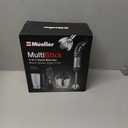 Mueller Multistick 5-in-1 Immersion Blender Handheld, 12 Speed Hand Mixer - Turbo Boost, Heaviest Duty Copper Motor, Titanium Blades Hand Blender, Milk Frother Wand, Whisk, Beaker, Chopper, Grey