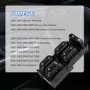 Driver Side Master Power Window Switch Replacement for Ford F250 F350 F450 F550 2002 2003 2004, Explorer 2002 2003, Excursion & Mercury Mountaineer 2002-2005, OE 1L2Z14529BA