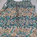 CHICGAL Womens Summer Tank Tops Sleeveless T Shirt Casual Loose Fit Tunic Blouses, X-Large, Green Paisley