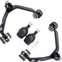 LCWRGS 4WD Front Upper Control Arms Compatible with 1997-2002 Ford Expedition, 1997-2003 F-150/ F-250, 1998-2002 Lincoln Navigator, with 2 Lower Ball Joints