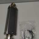 Silenciador de escape hexagonal de entrada universal de 1.5-2 pulgadas, tubo deslizante para scooter, motocicleta, ATV Dirt Street Bike