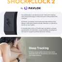 Pavlok Shock Clock 2 | Silent Alarm Clock | Ideal for Heavy Sleepers | Couples' Favorite | Wake Up On Time | Vibrating Alarm | Students' Best Friend
