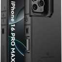 ZEROLEMON Battery Case for iPhone 16 Pro Max, 10000mAh Capacity, 18W Fast Charging Power with Full Edge Protection Extended RuggedJuicer Battery Charger Case for iPhone 16 Pro Max - Black