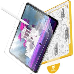 OMOTON PAPERSENSE 2 Pack Paper Screen Protector for iPad Air 13 Inch M4/M3/M2 (8th/7th/6th Gen, 2026/2025/2024), Matte PET Film with Easy Application Tray, Write and Draw Like on Paper, Case & Apple Pencil Compatible