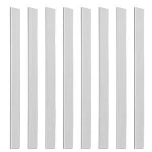 8 PCS Aluminum Flat Bar Stock 12.08'' Length x 0.78'' Widthx 0.078'' Thickness Square Aluminum Plate 6061 Solid Mill Stocks General Purpose Plate for Industrial and Daily Cutting