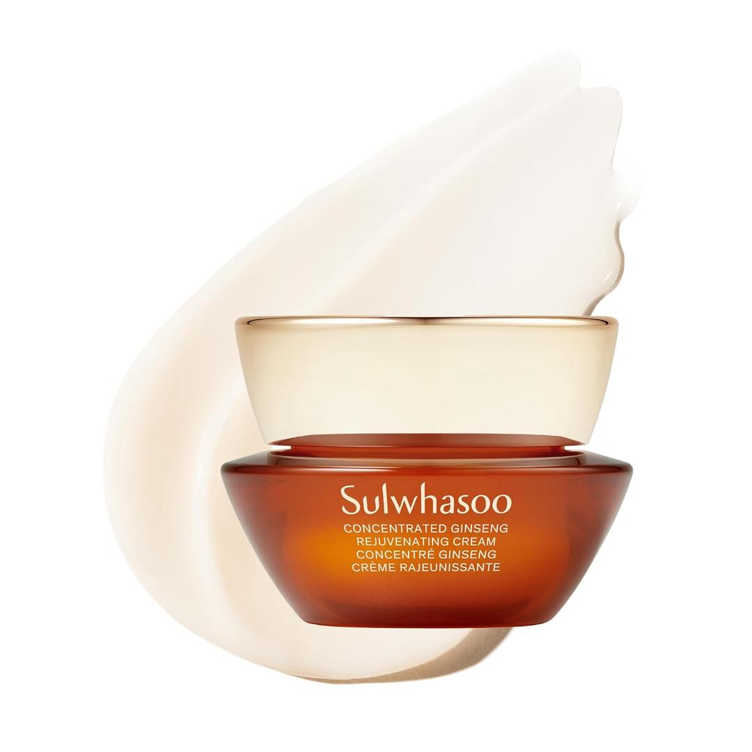 Sulwhasoo Concentrated Ginseng Rejuvenating Cream  Visibly Plump Skin & Wrinkles | Anti-Aging Deep Hydration Moisturizer with Korean Ginseng Actives, Ginseng Peptide & Vitamin C | Korean Skincare