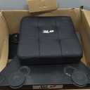 Mechanic Stool with Wheels, Hydraulic Adjustable Shop Stool on Wheels, Garage Work Rolling Chair for Workshop, 400 LBS Capacity, 4 Inch Casters, 360 Swivel Casters Roller Chair, Black