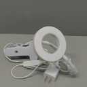 Desk Clip on Lamp for Reading Home Office, with 5V 2A Adapter, 10 Dimmable Brightness 3 Modes, Clamp Reading Light for Bed Headboard, Craft (White) 