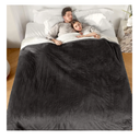 ESTINGO Electric Blanket Queen Size, 84"x90" Queen Heated Blanket with Dual Control of 5 Heating Levels & 10 Hours Auto Off, Fast Heating Blanket for Home Bedding Use, Dark Gray