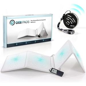 OMI Magnetic Field Therapy Mat - Full Body Mat for General Wellness, Stress, Relaxation & Boosted Energy Levels, Magnetic Field Therapy with Controller & Portable Medallion Device