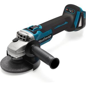 Cordless Angle Grinder for Makita 18V Battery, Angle Grinder with 3 Speed Adjustable 7000 RPM Brushless Motor, 3 PCS 4-1/2" Blades for Cutting, Griding, Polishing, etc. (Battery NOT Included)