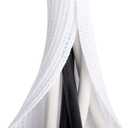 6.6ft - 4/5 inch White Cable Sleeve, Cable Organizer for Desk PC TV Computer, Wire Protector Cable Wrap Cover, Cord Management for Home Office