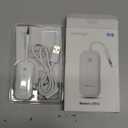 2025 Upgraded Airplane Bluetooth 5.4 Transmitter with aptX Adaptive, ElecMoga Airplane Travel Essentials Supports 2 AirPods or Headphones, 2-in-1 AUX Wireless Transmitter Receiver for TV, Car, White